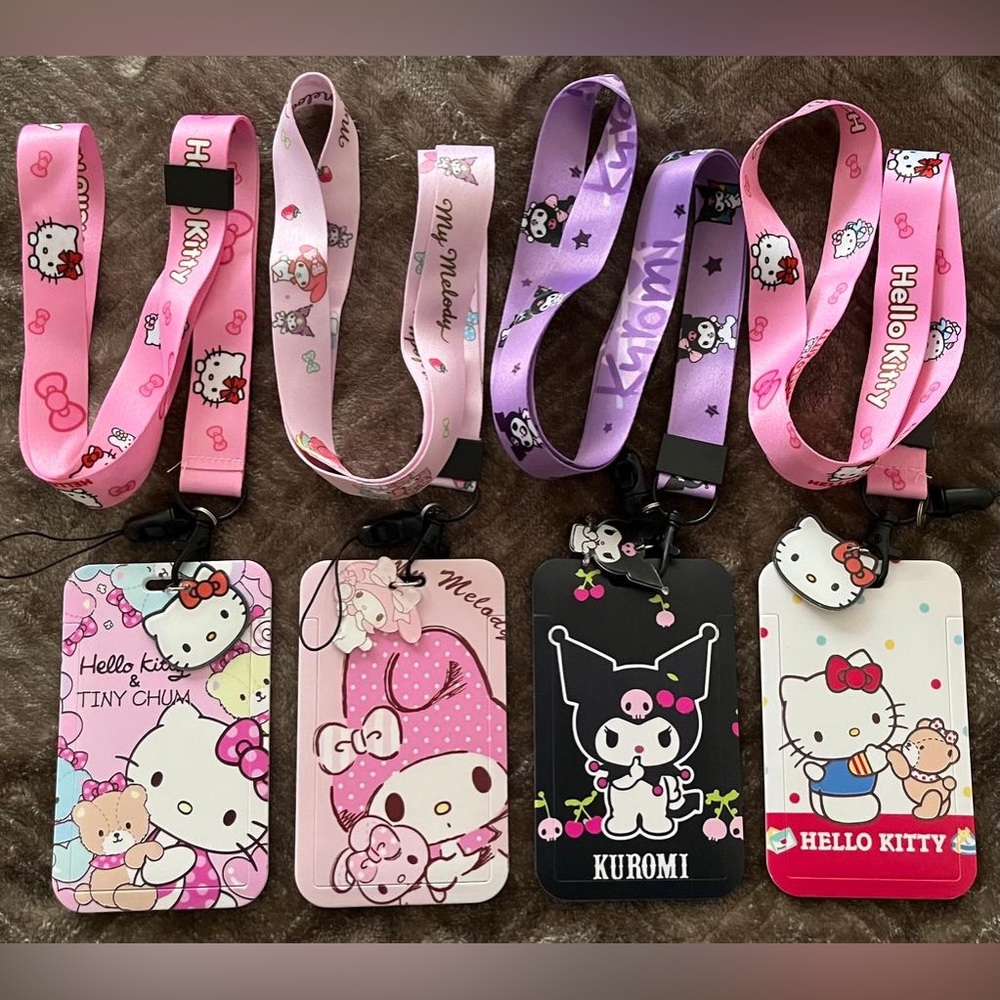 Sanrio ID Badge Holder with Lanyard